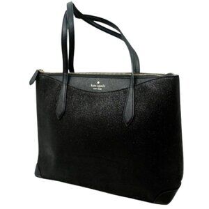 KATE SPADE~Joeley Lola~GLIMMER TOTE~Zip Top Large Large Shoulder Bag in Black